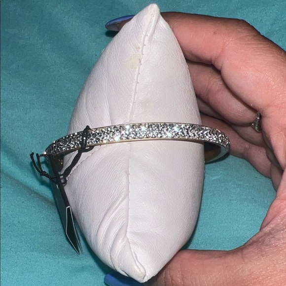 Kate Spade Gold Bangle with Silver Sparkle - Picture 5 of 5